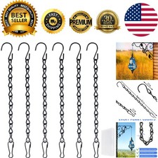 Hanging Chains for Hanging Planter Basket Bird Feeder Lanterns Ornaments Wind...
