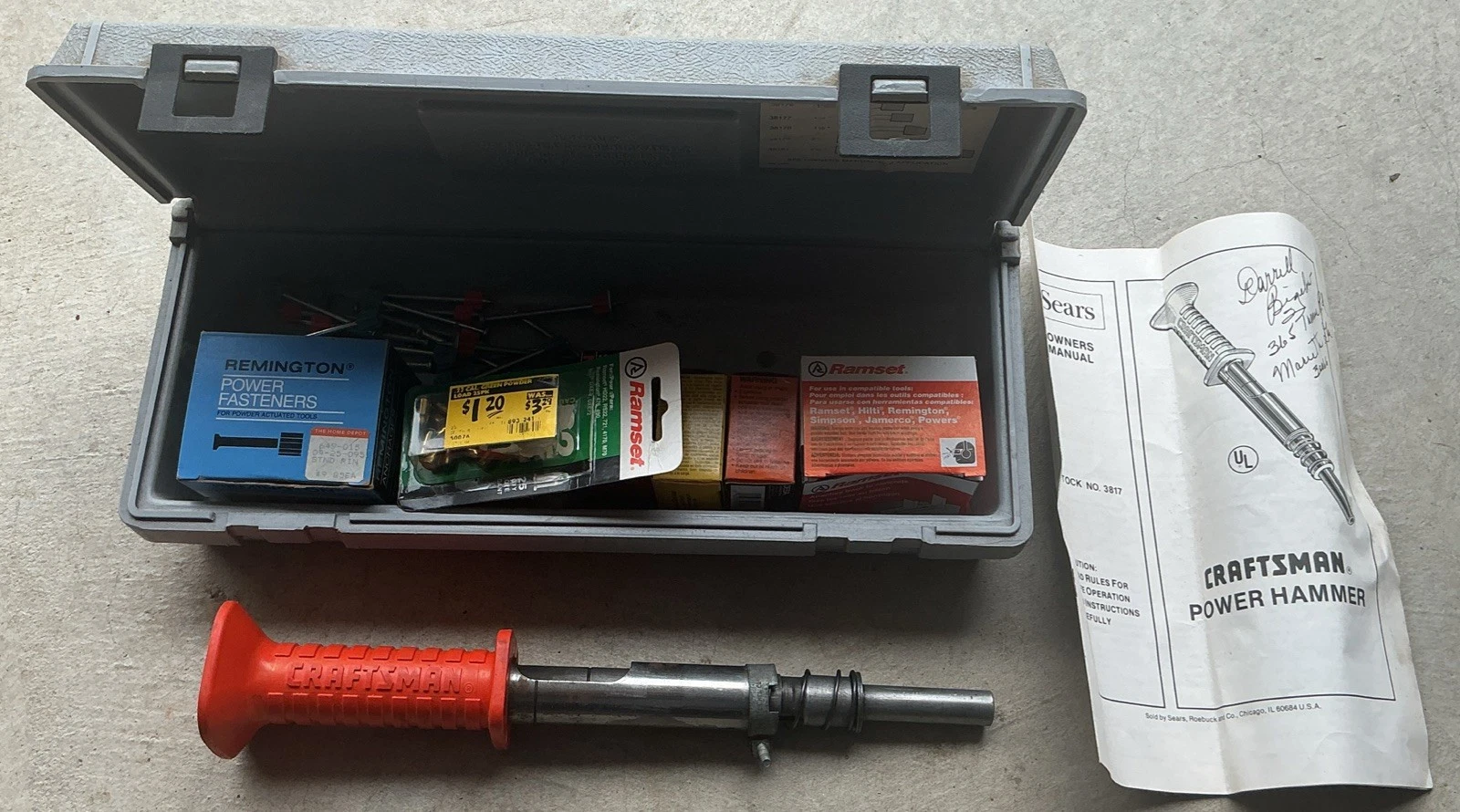 Craftsman Vintage Power Hammer 3817 & Accessories