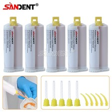 5x Dental Impression Material silicone Putty Set Light Body addition cured USA