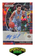 2020 Panini Prizm Draft Picks #PA-MH Markus Howard Prospect Auto Red Shimmer