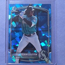 Bowman Chrome Draft Sapphire Edition Felnin Celesten #BDC-103 Seattle Mariners