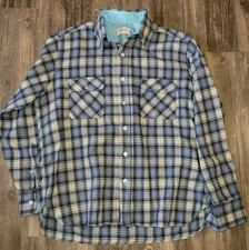 Vintage ARROW Wool Flannel Shirt Size L Front Pockets Excellent condition