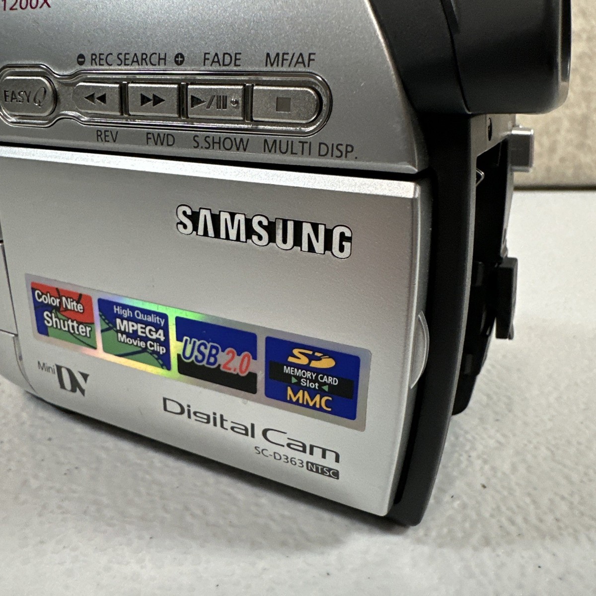 Samsung Mini DV Handheld Digital Camcorder Model SC-D363 (Parts