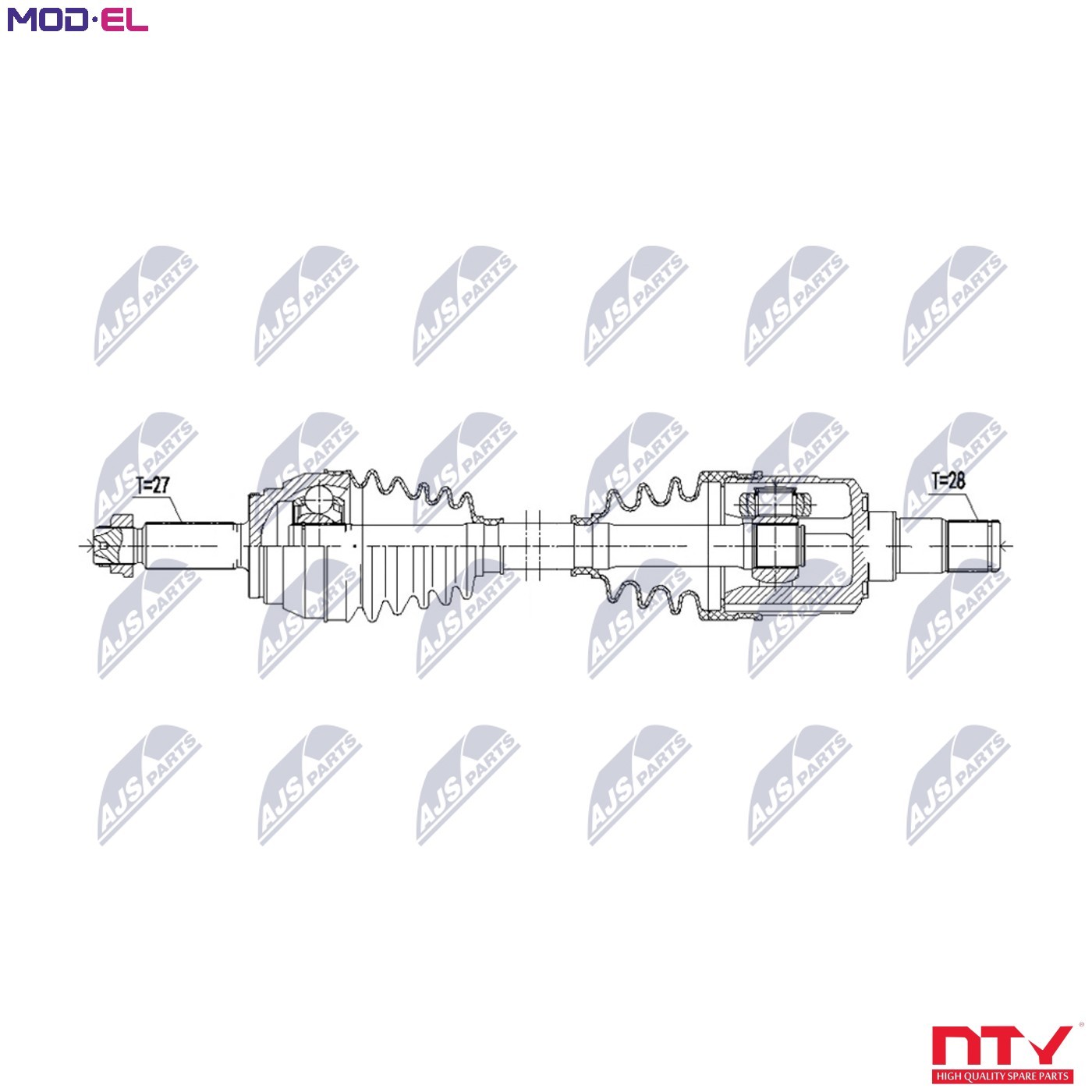 N.T.Y. NPW-KA-408.NTY Drive Shaft for HYUNDAI,KIA - Image 4