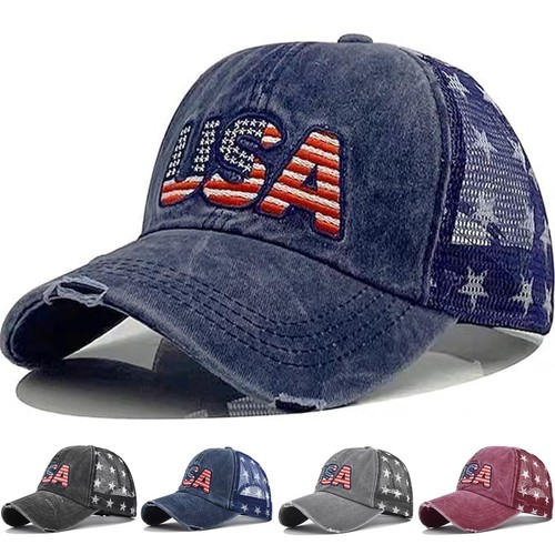 【4 Colors/Blue】 Baseball Caps 4th of July Hat Fourth of July Accessories Four...