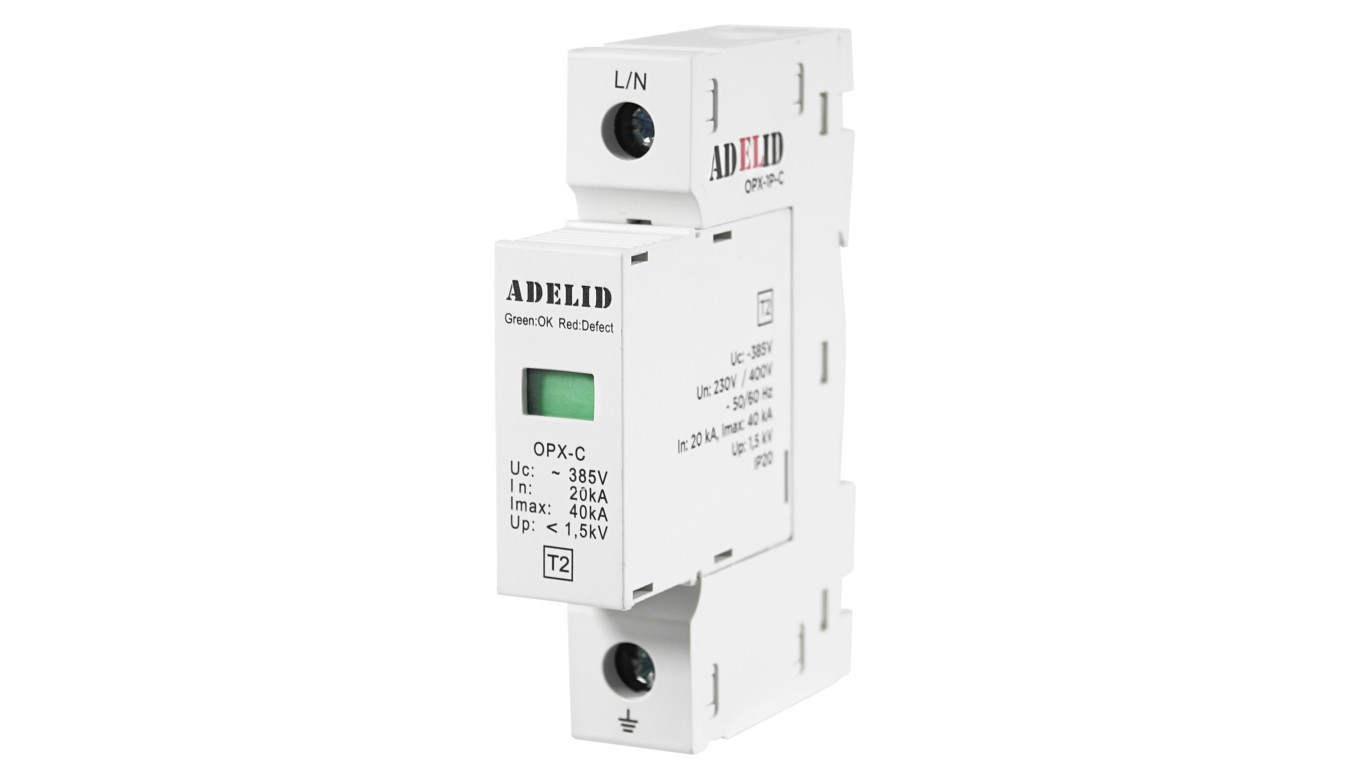Surge Limiter T2 1P 1.5kV 20kA OPX-1P-C