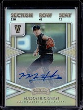 2020 Panini Elite Extra Edition Contenders Mason Hickman Silver Prizm Auto (59G)