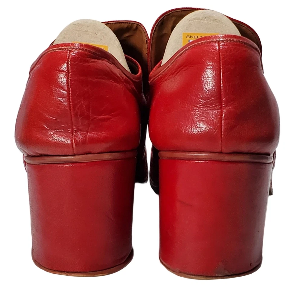 De Colección Años 70 Años 70 Para hombres PLATAFORMA Tacones DISCO Zapatos de Vestir Mocasines Talla 12 D Foto 4 de 4