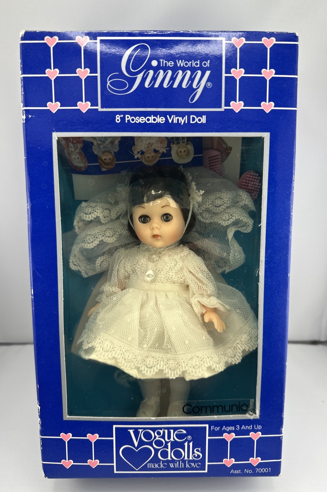 Vintage 1984 Ginny Doll Communion 8 Inch New In Box