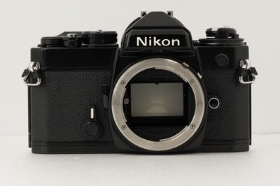 [Excellent++++] Nikon FM Black 35mm SLR Film Camera Body From JAPAN D-002