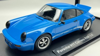 1/18 KK Porsche 911 Carrera RSR 3.0 Sky Blue Die-casting Car Model