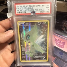 Pokémon TCG Celebi Promo Holo XY111 PSA 7 2016 English 70 HP on eBay