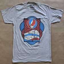 Grateful Dead Fare Thee Well Spiral Steal Your Face Medium T-Shirt - Brand New