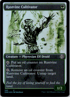 Rustvine Cultivator (Showcase) C Foil Phyrexia: All Will Be One 295 LP