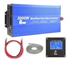 Spark 3000 watt inverter di potenza onda sinusoidale modificata 12v 6000W picco prezzo consigliato £170