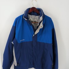 Columbia Bugaboo II Interchange Waterproof Insulated Windbreaker Jackets Blue L