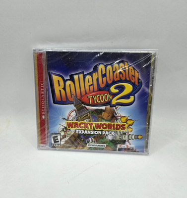 RollerCoaster Tycoon 2: Wacky Worlds Expansion Pack PC 2003 Brand New Sealed