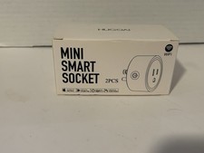 Smart Plug 2-Pack WiFi Mini Socket Outlet Com...