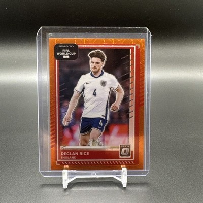 2025-26 Panini Donruss Fifa - Optic Declan Rice Orange Velocity Prizm SP /199