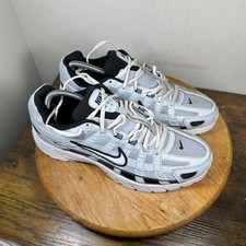 Nike P-6000 Series White Black Pure Platinum CD6404-006 Mens Size 11