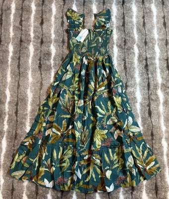 Few Moda Calypso Dress Teal Green Size: M NWT | eBay