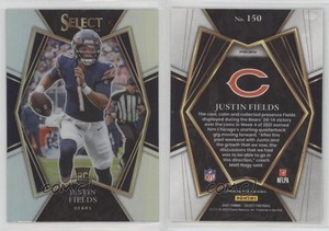 2021 Panini Select Premier Level Silver Prizm Justin Fields #150 Rookie RC