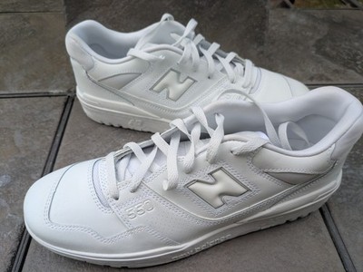 New Balance BB550WWW Triple White Mens US 11.5 UK 11 2022