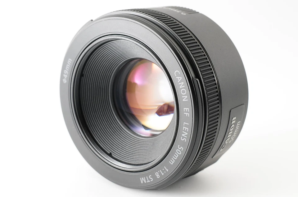 [Near Mint w/box]  Canon EF 50mm F/1.8 STM Prime Lens Black body From JAPAN #250 - image 2 of 4