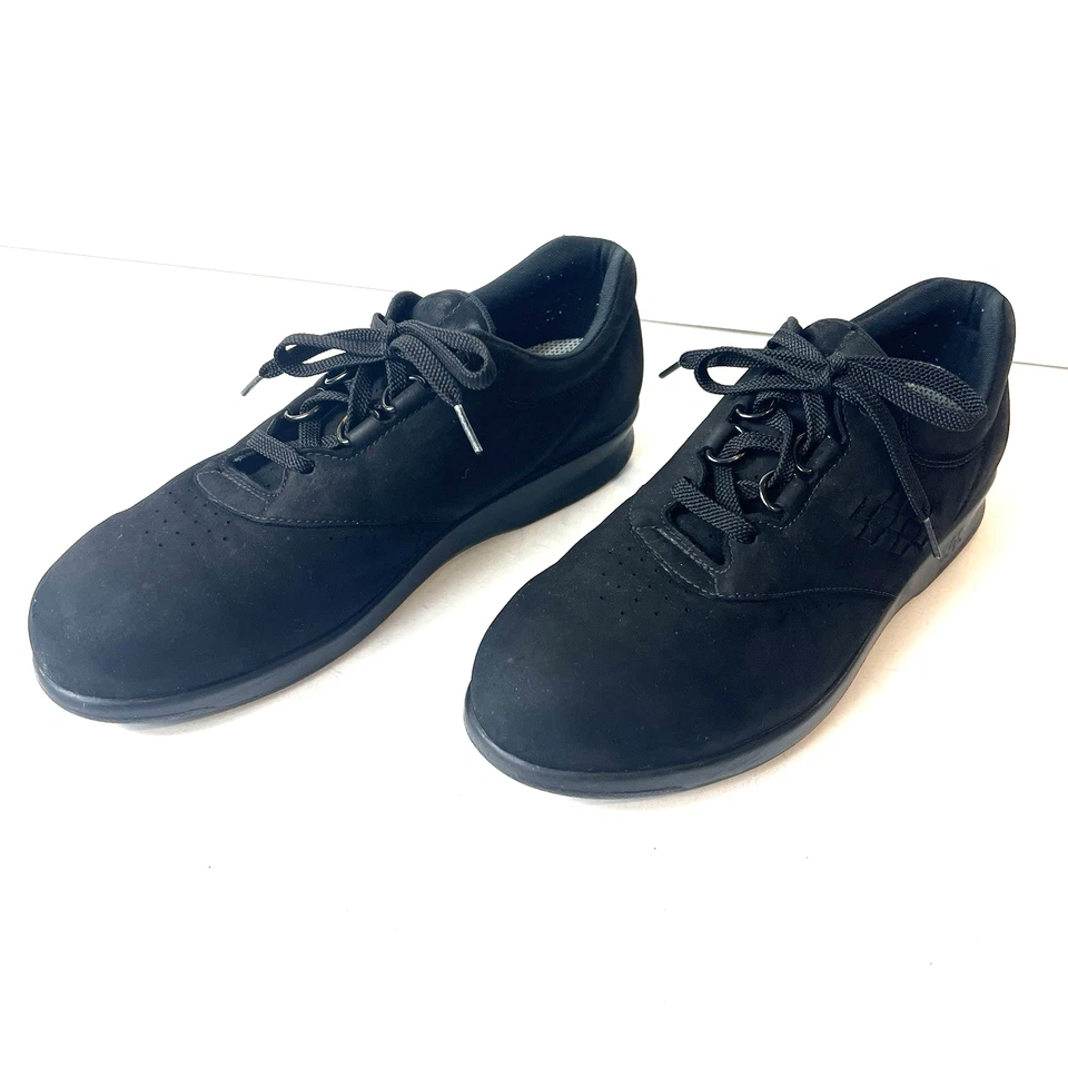 SAS Tripad Comfort Free Time Shoes Black Nubuck Lace Up Low Top Womens Sz 10.5 N - Image 3 of 4