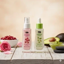 ✨ B.Pure Glow Up Duo: Revitalizing Pomegranate & Renewing Avocado Facial Serums 