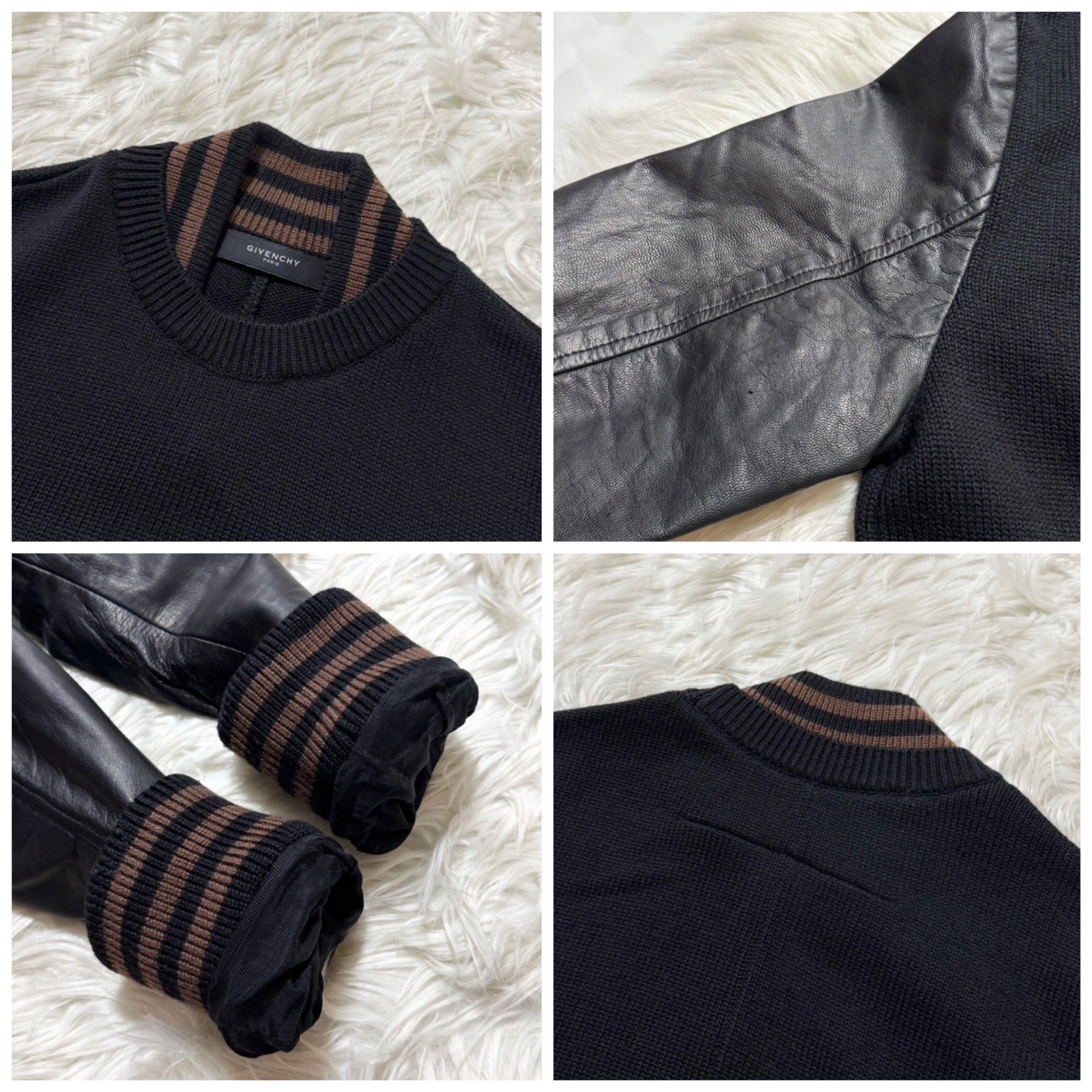 Authentic masterpiece Givenchy leather sleeve kni… - image 5
