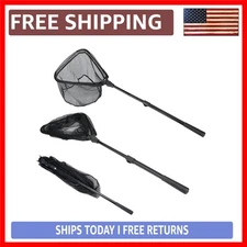 Telescoping Fishing Landing Net – Extendable Aluminum Handle for Effortless C...