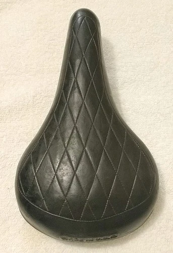 Vintage Late 70's Early 80's Old School Mongoose BMX Seat Mesinger Quilted USA