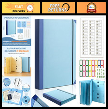 Document Organizer Binder for Important Papers, Emergency Planner, End of Life F