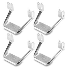 Bully AS-200 Side Steps Bully BBS-5002P-2 Polished Aluminum Universal Fit Truck Side Step Set of 4 fo...