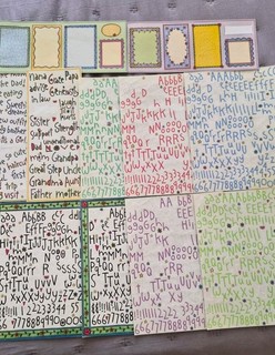 Sue dreamer Sticker Sheets clear edged X 11 Large Sheets Used But Plenty Left