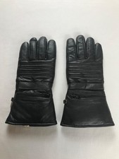 Motorcycle Motorbike Insulated Riding Gloves Black Size Large Zipper Pocket