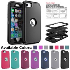 Shockproof Rugged Cover For Apple iPhone SE 2nd 3rd Hybrid Heavy Duty Case Cover