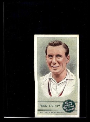 1937 Godfrey Phillips Spot the Winner Fred Perry #12 EX UX7550