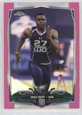 2014 Topps Chrome BCA Pink Refractor 274/399 Josh Huff #121 2oz