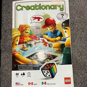 Retired LEGO Game Creationary 3844 Complete With All Minifigs Box and Instru