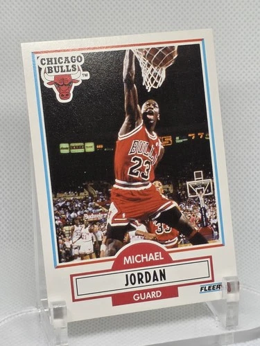 1990 Fleer Michael Jordan #26 Chicago Bulls HOF NBA GOAT Basketball Card