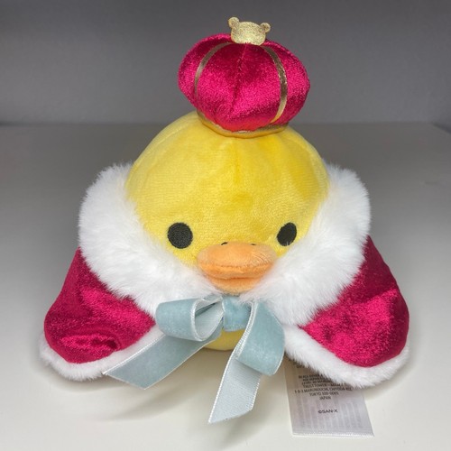 Rilakkuma 20th Anniversary USA Tour Kiiroitori Plusz 6" Royal Crown King San-X