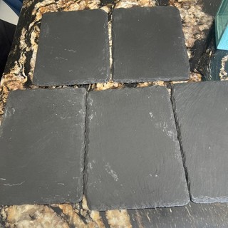 Rectangular Natural Slate Serving Plates Platters Set Of 5