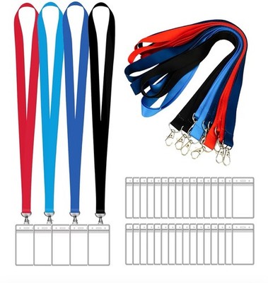 2 Pièces Lanyard Porte Badge Porte Cartes Anime Blue Lock | Pour Cartes