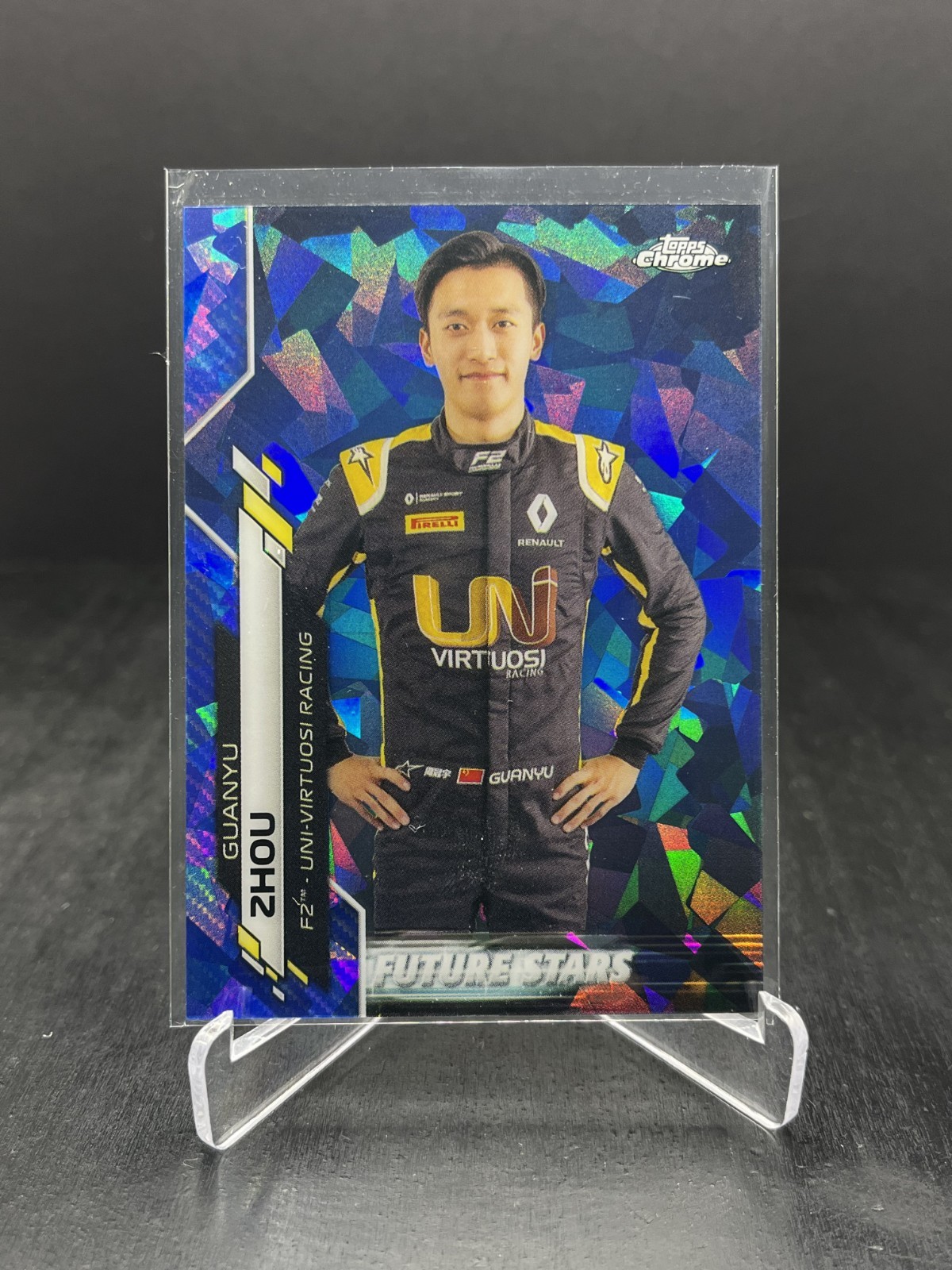 2020 Topps Chrome Sapphire Formula 1 F1 Guanyu Zhou Future Stars #43 (C)