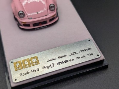 1:64 PGM Porsche RWB 930 Pink REGULAR BASE #689/999 *READ