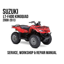 2008-2013 Suzuki LT-F400 KingQuad Service Repair Workshop Manual PDF