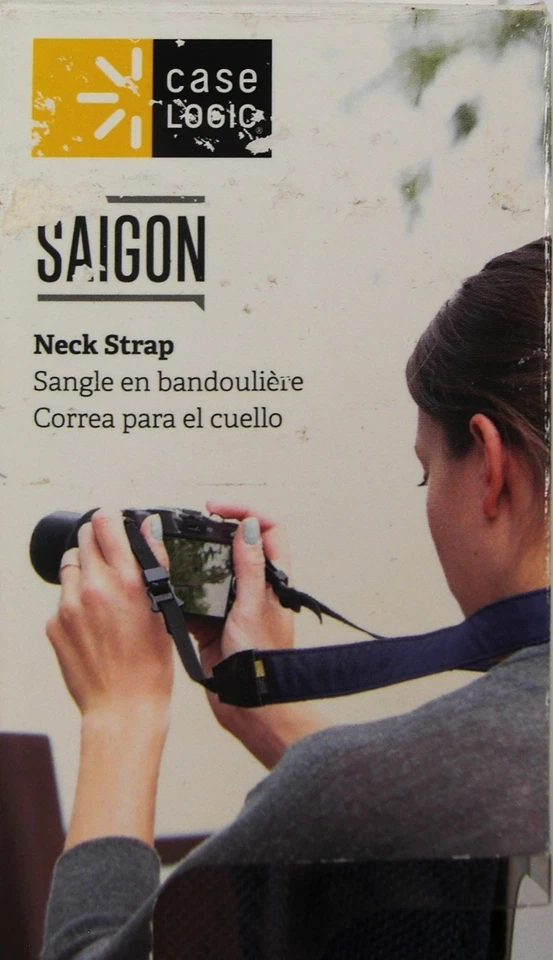 Case Logic Saigon Blue Camera DSLR Neck Strap New - Image 3 of 4