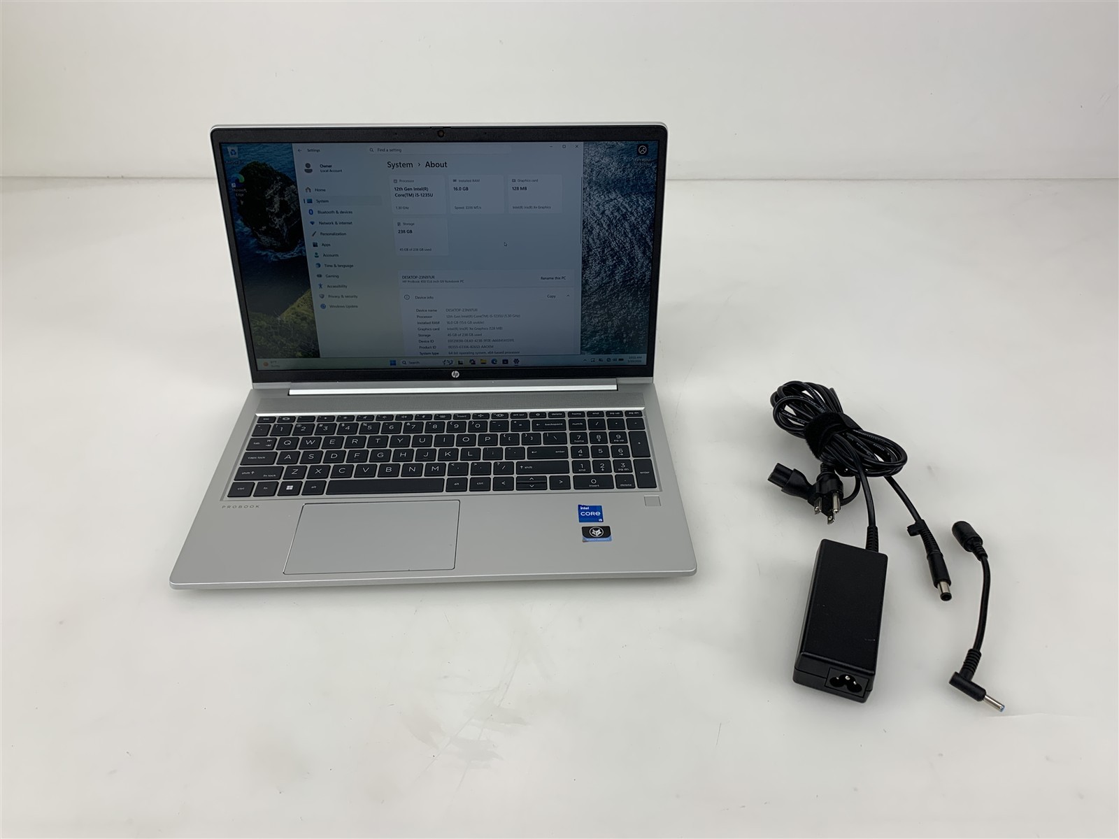 HP ProBook 450 G9 Intel i5-1235U 1.30GHz 16GB RAM 256GB NVMe Win 11 Pro 15.6